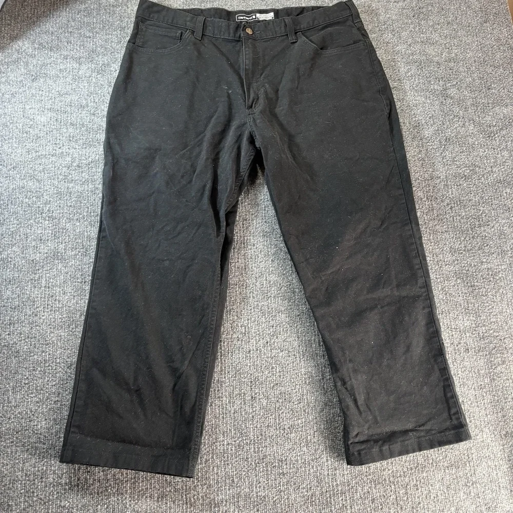 Carhartt Carpenter Pants Mens 40x32 Black Relaxed Fit Workwear Straight‎ Leg
